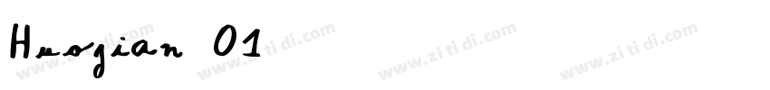 Huojian 01字体转换